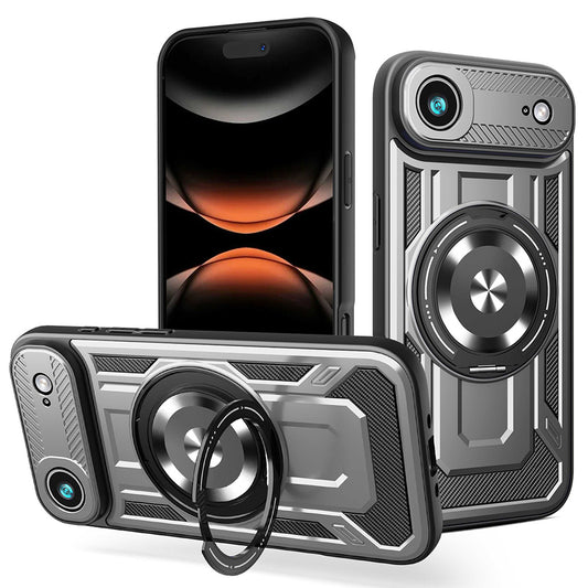 Capa para Apple iPhone 17 Air, Techsuit, RuggedCam, Cinza