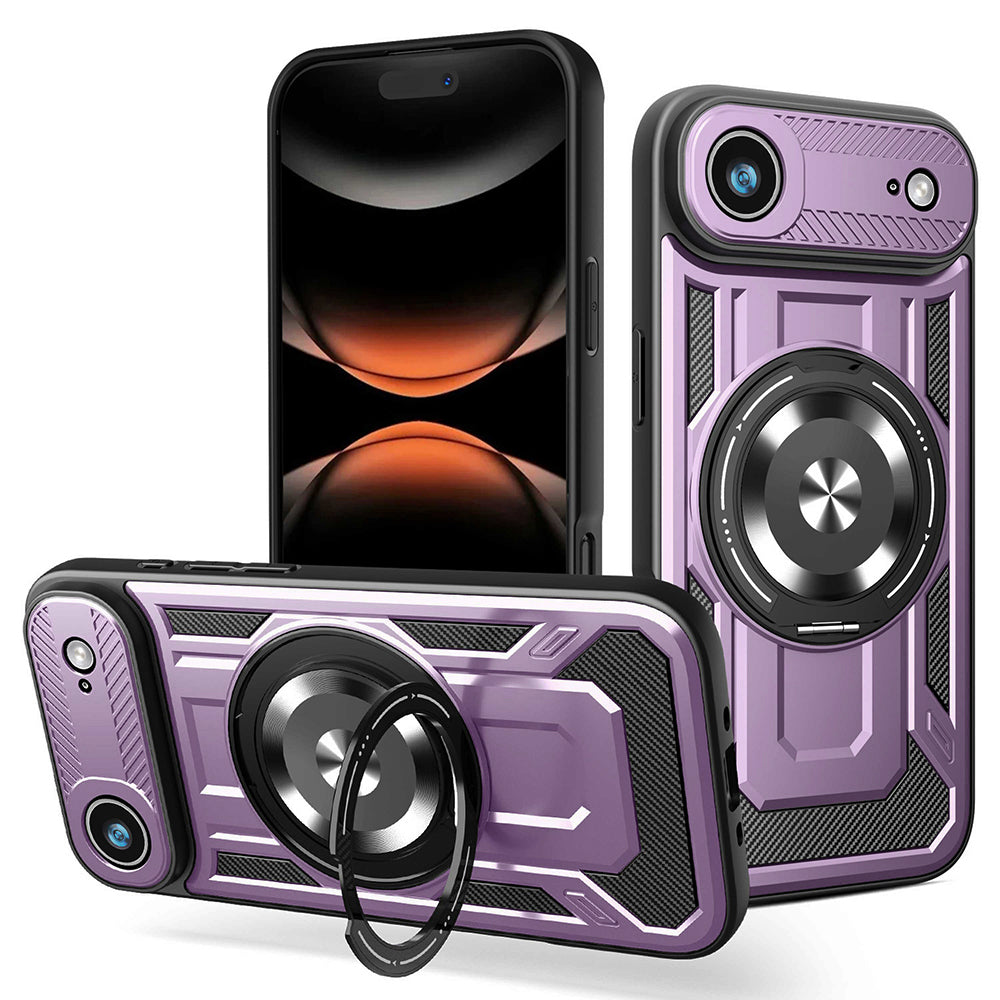 Capa para Apple iPhone 17 Air, Techsuit, RuggedCam, Roxo