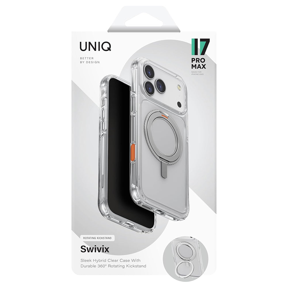 Capa para Apple iPhone 17 Air, UNIQ, Swivix, Dourada