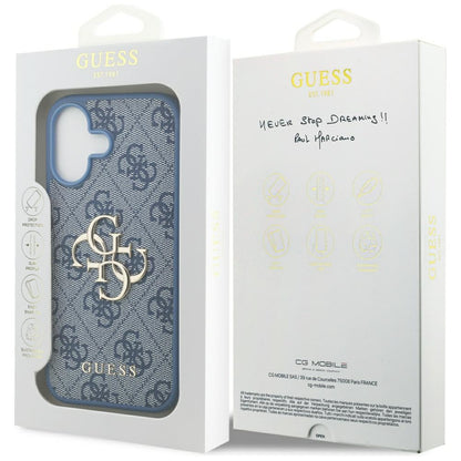 Capa para Apple iPhone 17, Guess, 4G Big Logo, Azul