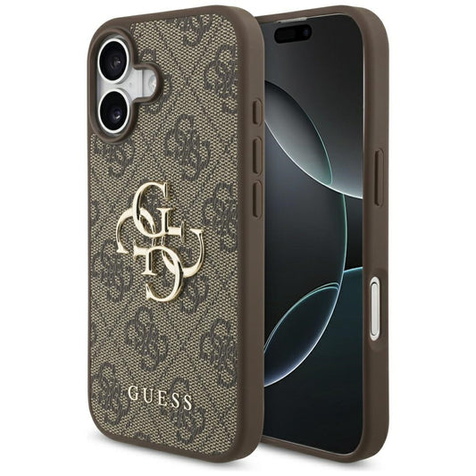 Capa para Apple iPhone 17, Guess, 4G Big Logo, Marrom