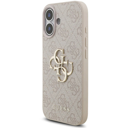 Capa para Apple iPhone 17, Guess, 4G Classic Logo com Alça, Rosa