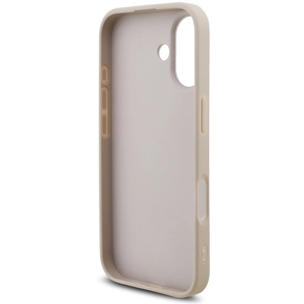Capa para Apple iPhone 17, Guess, 4G Classic Logo com Alça, Rosa