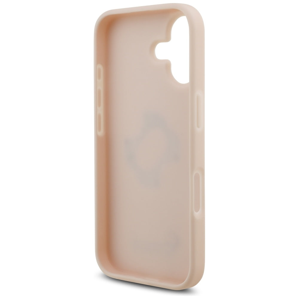 Capa para Apple iPhone 17, Guess, 4G Grained Big and Classic Logo, Rosa