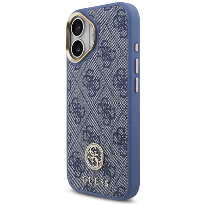 Capa para Apple iPhone 17, Guess, 4G Strass Logo, Azul