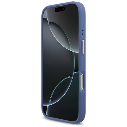 Capa para Apple iPhone 17, Guess, 4G Strass Logo, Azul