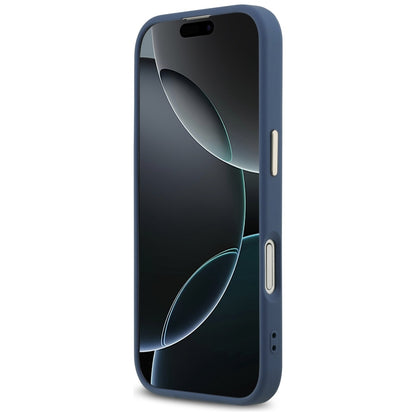 Capa para Apple iPhone 17, Guess, Big 4G Logo Classic, Azul Dourado