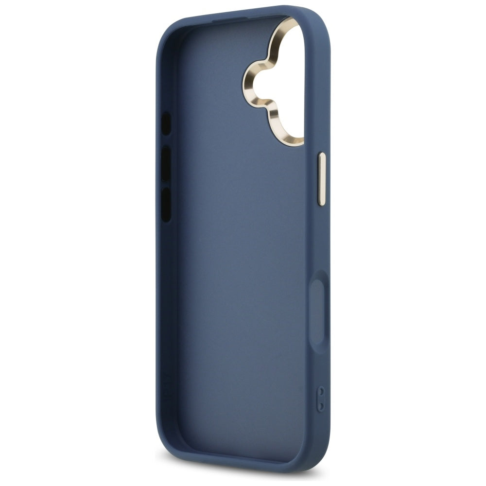 Capa para Apple iPhone 17, Guess, Big 4G Logo Classic, Azul Dourado