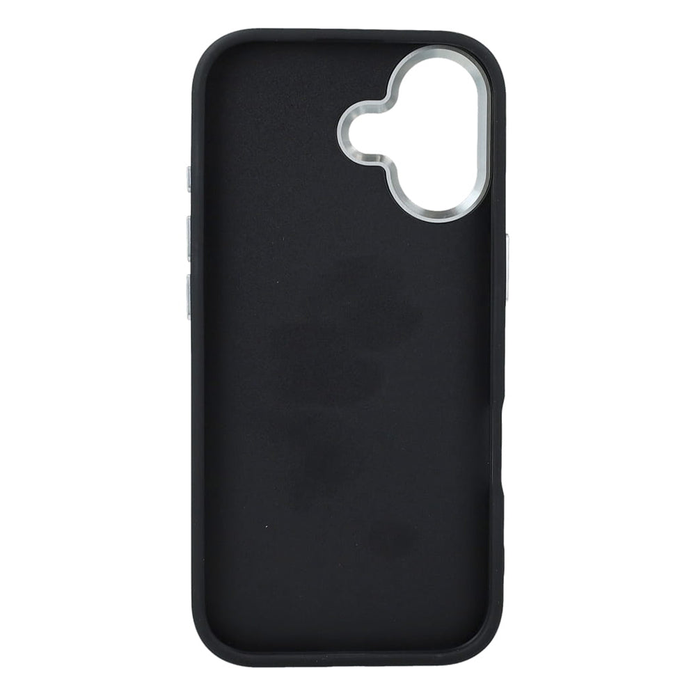 Capa para Apple iPhone 17, Guess, Big 4G Logo Classic, Preta Prateada