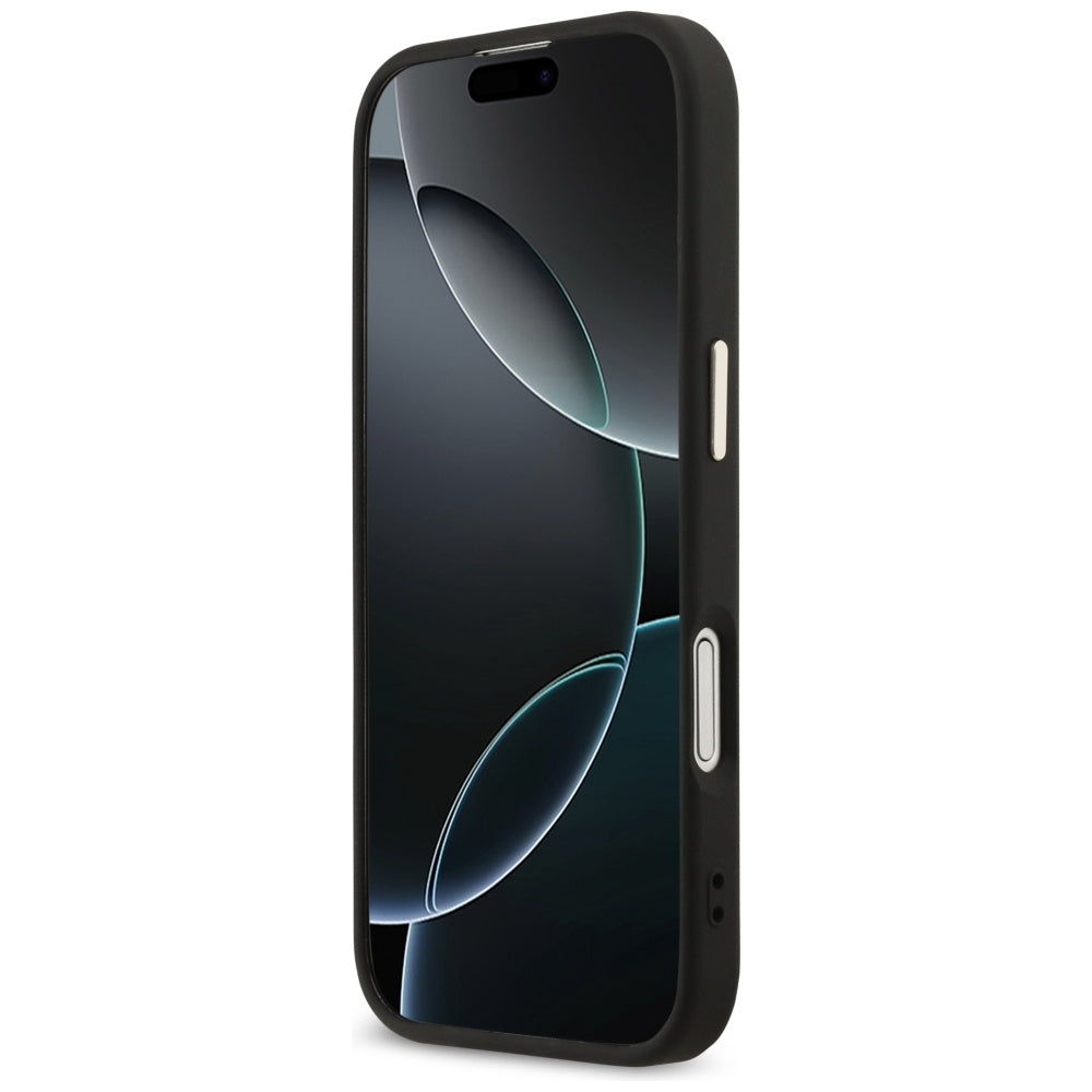 Capa para Apple iPhone 17, Guess, Big 4G Logo Classic, Preta Dourada