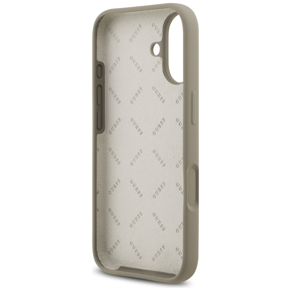 Capa para Apple iPhone 17, Guess, Big 4G Script, Marrom