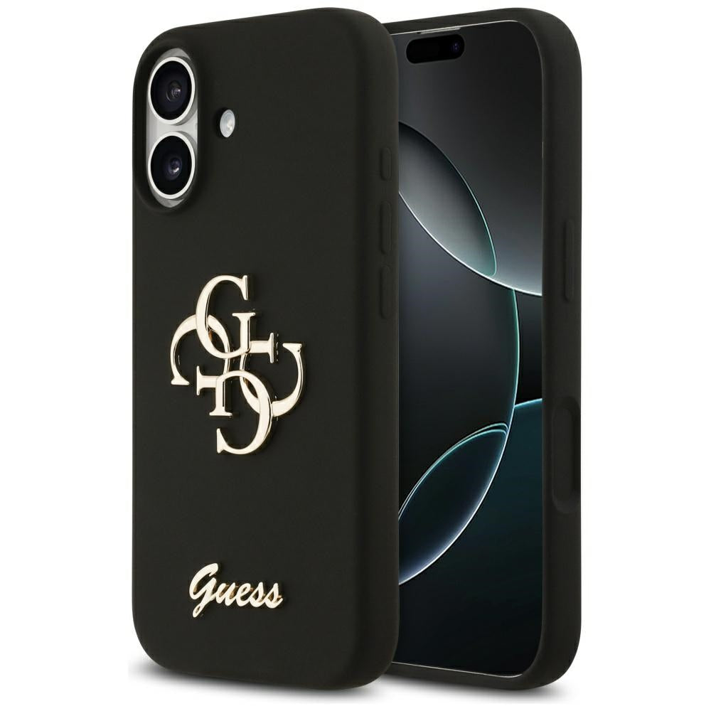 Capa para Apple iPhone 17, Guess, Big 4G Script, Preta