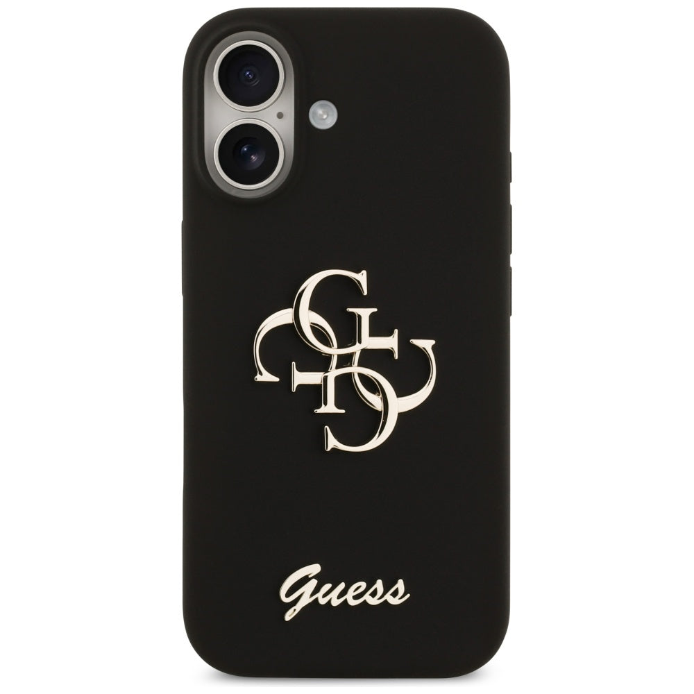 Capa para Apple iPhone 17, Guess, Big 4G Script, Preta
