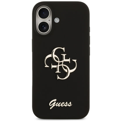 Capa para Apple iPhone 17, Guess, Big 4G Script, Preta