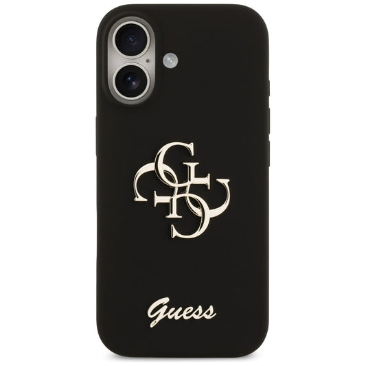 Capa para Apple iPhone 17, Guess, Big 4G Script, Preta