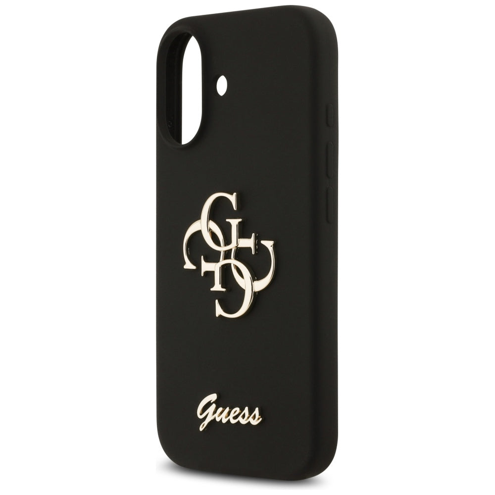 Capa para Apple iPhone 17, Guess, Big 4G Script, Preta