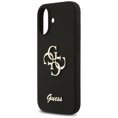 Capa para Apple iPhone 17, Guess, Big 4G Script, Preta