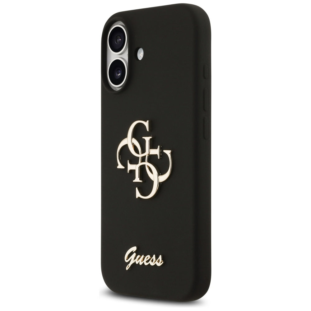 Capa para Apple iPhone 17, Guess, Big 4G Script, Preta