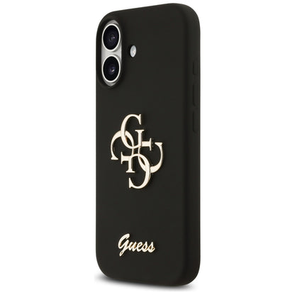 Capa para Apple iPhone 17, Guess, Big 4G Script, Preta