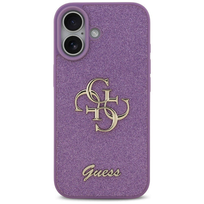 Capa para Apple iPhone 17, Guess, Fixed Glitter Big 4G, Roxo