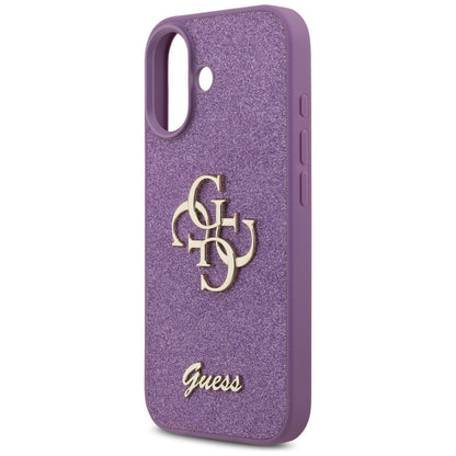 Capa para Apple iPhone 17, Guess, Fixed Glitter Big 4G, Roxo