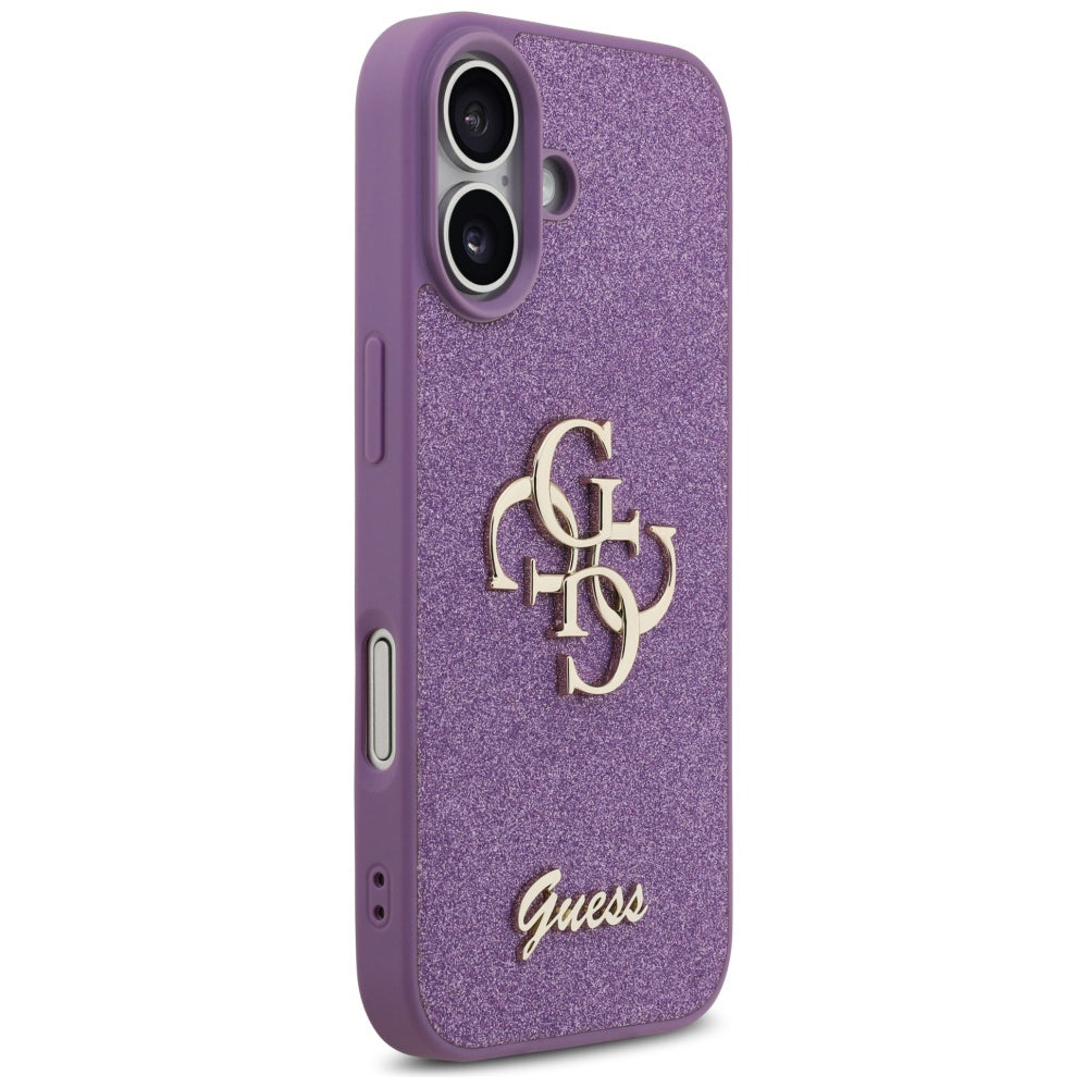 Capa para Apple iPhone 17, Guess, Fixed Glitter Big 4G, Roxo