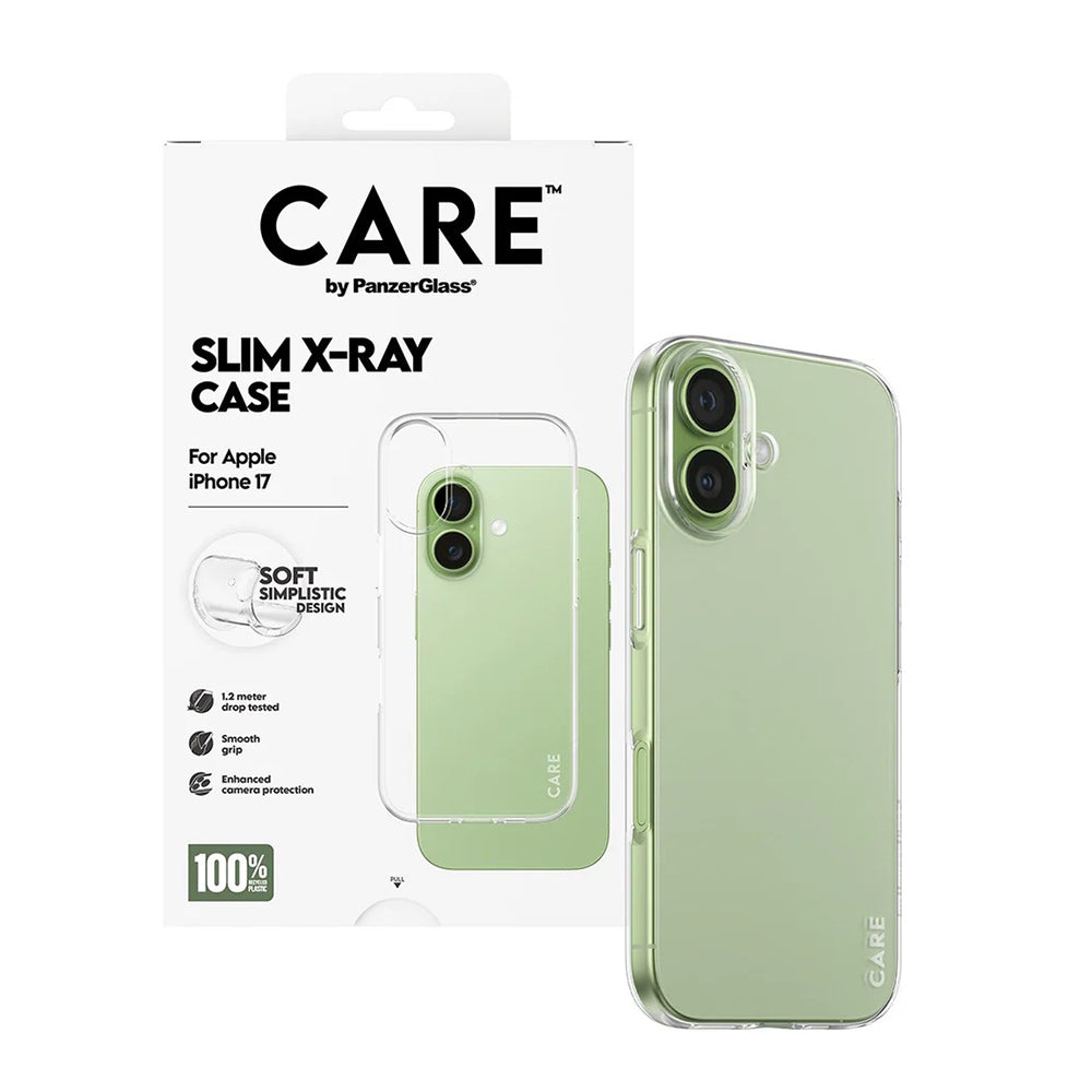 Capa para Apple iPhone 17, PanzerGlass, Care Fashionable X-ray, Transparente