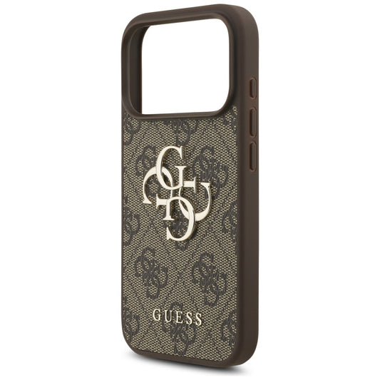 Capa para Apple iPhone 17 Pro, Guess, 4G Big Logo, Marrom