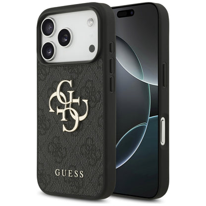 Capa para Apple iPhone 17 Pro, Guess, 4G Big Logo, Preta