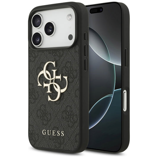 Capa para Apple iPhone 17 Pro, Guess, 4G Big Logo, Preta