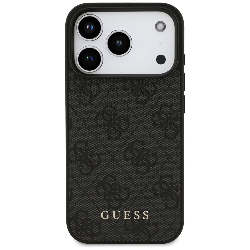 Capa para Apple iPhone 17 Pro, Guess, 4G Classic, Preta