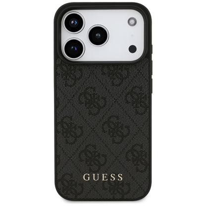 Capa para Apple iPhone 17 Pro, Guess, 4G Classic, Preta