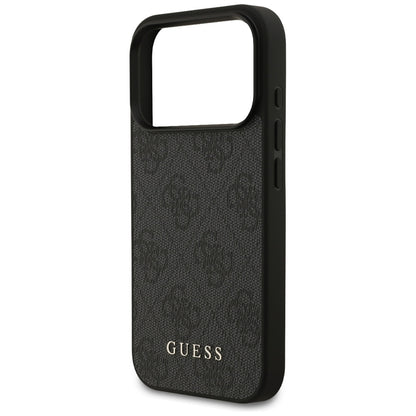 Capa para Apple iPhone 17 Pro, Guess, 4G Classic, Preta