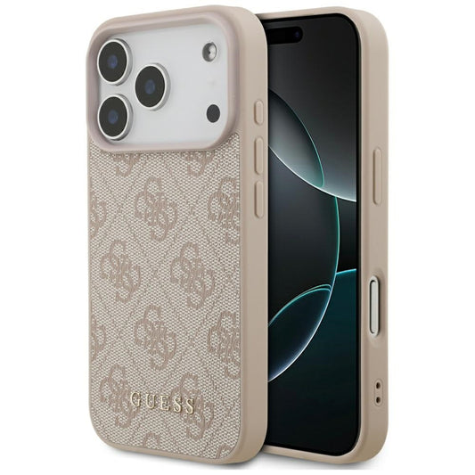 Capa para Apple iPhone 17 Pro, Guess, 4G Classic, Rosa