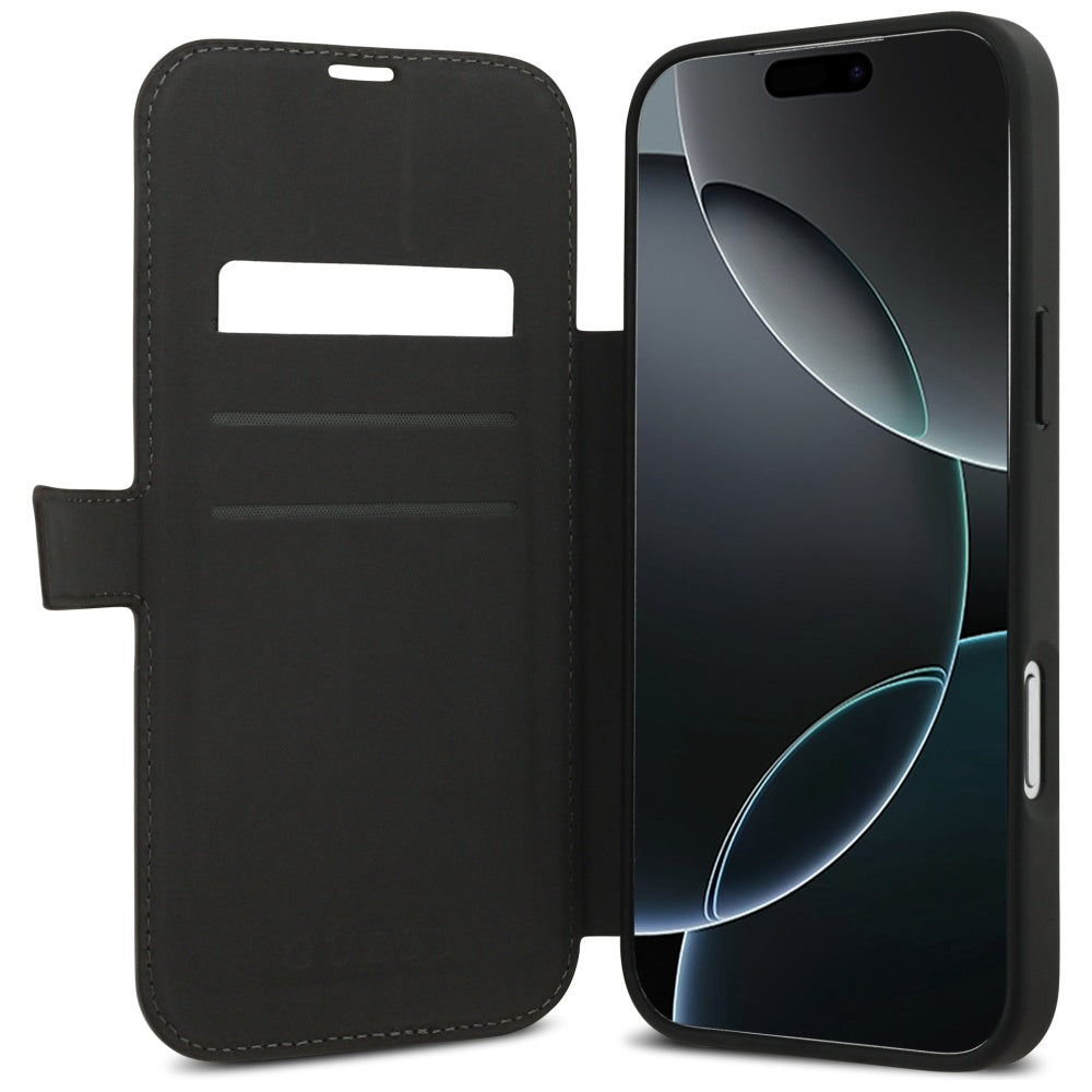 Capa para Apple iPhone 17 Pro, Guess, Logo Metal 4G, Castanho