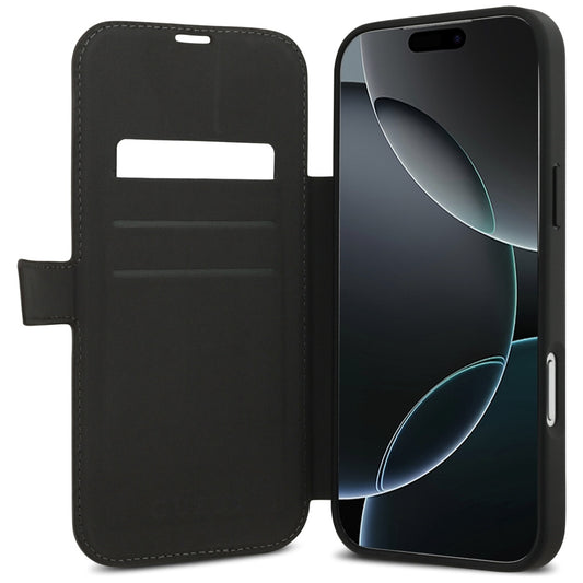 Capa para Apple iPhone 17 Pro, Guess, Logo Metal 4G, Castanho