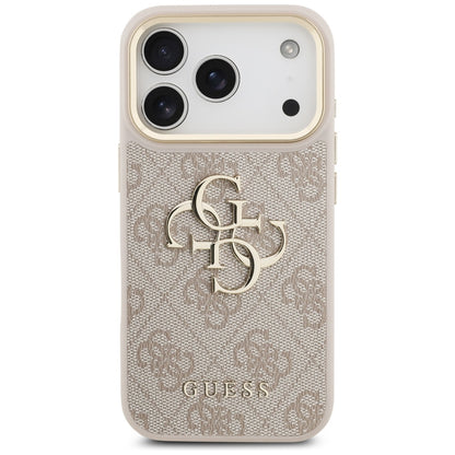 Capa para Apple iPhone 17 Pro, Guess, Big 4G Classic Logo com Big Strap, Rosa