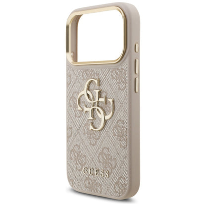 Capa para Apple iPhone 17 Pro, Guess, Big 4G Logo Classic, Rosa Dourado