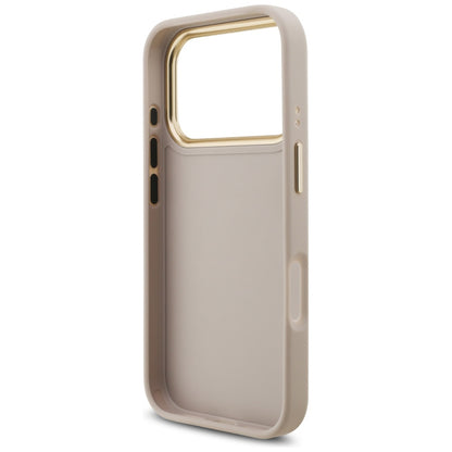 Capa para Apple iPhone 17 Pro, Guess, Big 4G Logo Classic, Rosa Dourado