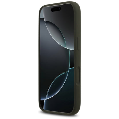 Capa para Apple iPhone 17 Pro, Guess, Big 4G Script, Kaki