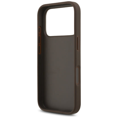Capa para Apple iPhone 17 Pro Max, Guess, 4G Big Logo, Castanho