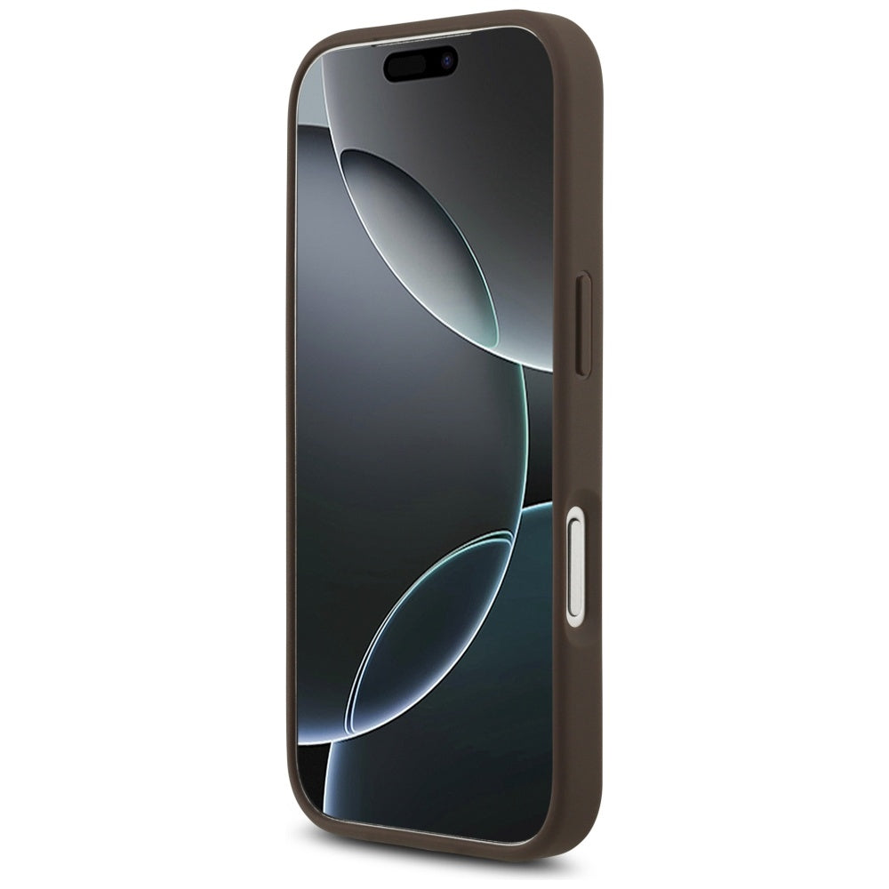 Capa para Apple iPhone 17 Pro Max, Guess, 4G Big Logo, Castanho