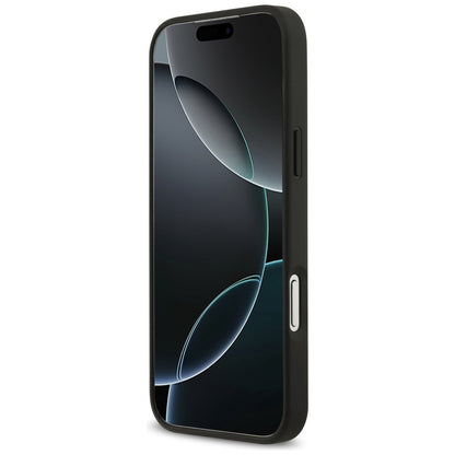 Capa para Apple iPhone 17 Pro Max, Guess, 4G Double Card Triangle, Preta