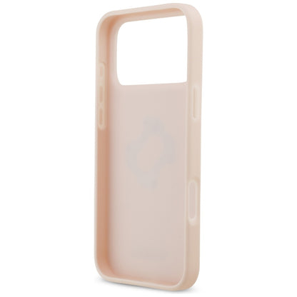 Capa para Apple iPhone 17 Pro Max, Guess, 4G Grained Big and Classic Logo, Rosa