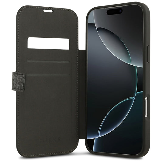 Capa para Apple iPhone 17 Pro Max, Guess, Logo Metal 4G, Preta