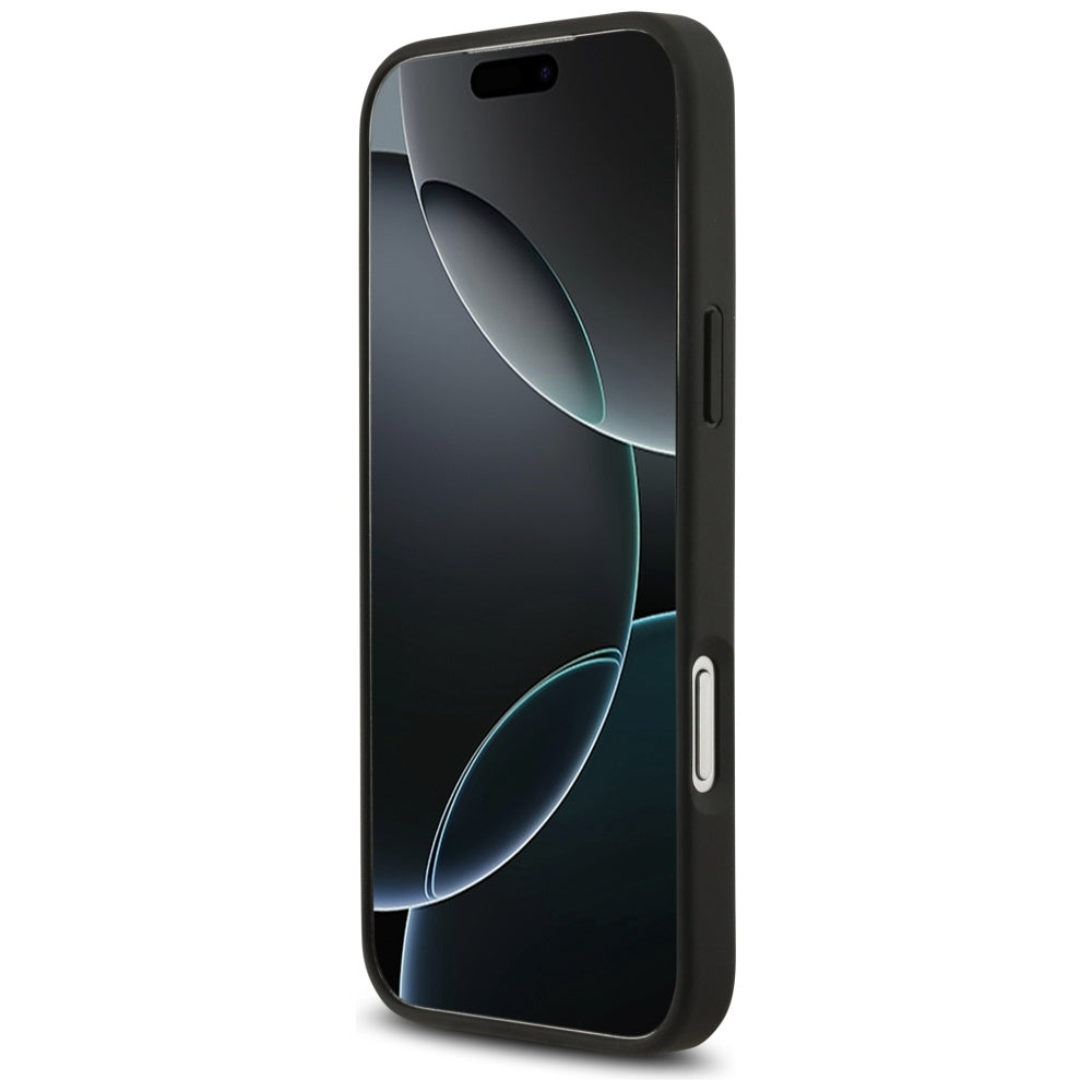 Capa para Apple iPhone 17 Pro Max, Guess, 4G Ring Stand, Preta