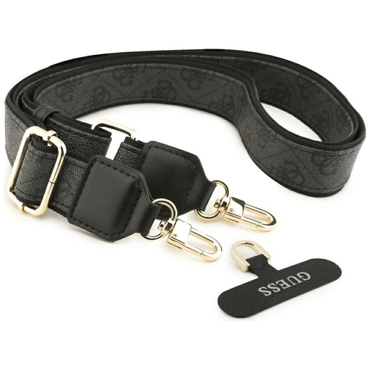 Capa para Apple iPhone 17 Pro Max, Guess, Big 4G Classic Logo with Big Strap, Preta