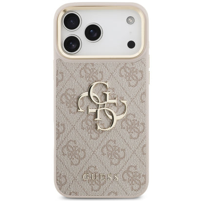 Capa para Apple iPhone 17 Pro Max, Guess, Big 4G Classic Logo with Big Strap, Rosa