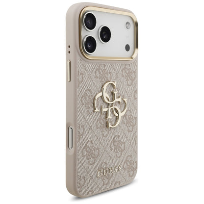 Capa para Apple iPhone 17 Pro Max, Guess, Big 4G Classic Logo with Big Strap, Rosa