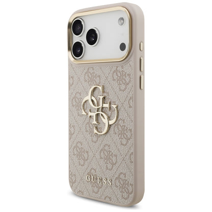 Capa para Apple iPhone 17 Pro Max, Guess, Big 4G Classic Logo with Big Strap, Rosa